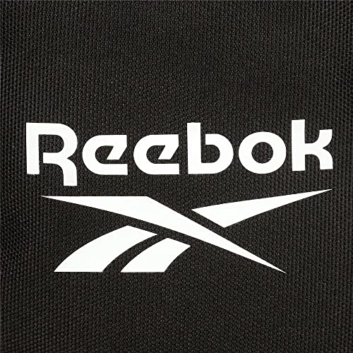 Reebok Boston Designer Shoulder Bag, Black, Polyester, 17x21x7cm