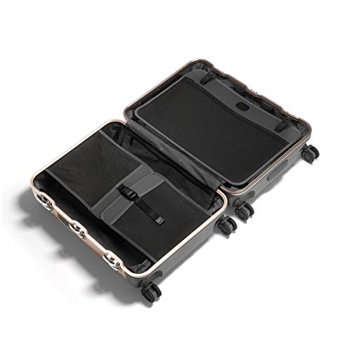 Bronze Medium Halliburton Aluminum Hardside Designer Handbag