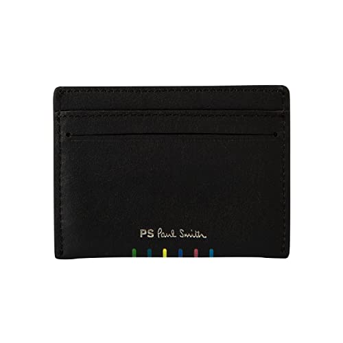 PS Paul Smith Men's Black CC Stripe Wallet