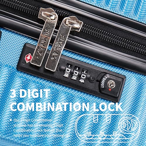 Flymax 24" Designer Wheel Spinner ABS Travel Case