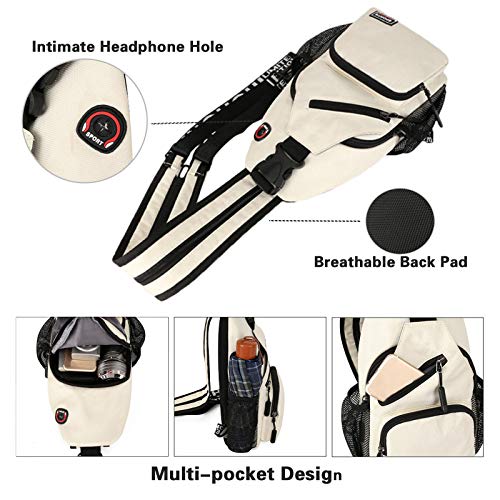 FANDARE Women's Small Sling Crossbody Backpack Handbag