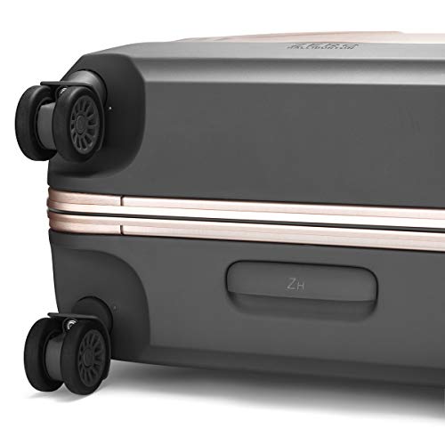 Bronze Medium Halliburton Aluminum Hardside Designer Handbag