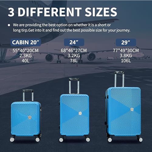 Flymax 24" Designer Wheel Spinner ABS Travel Case