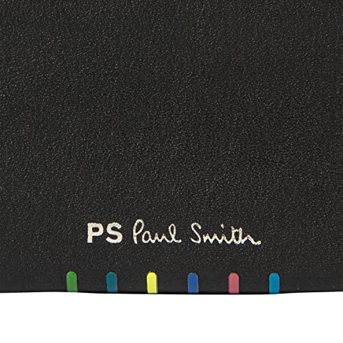 PS Paul Smith Men's Black CC Stripe Wallet