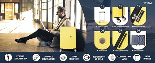 Flymax 24" Designer Wheel Spinner ABS Travel Case