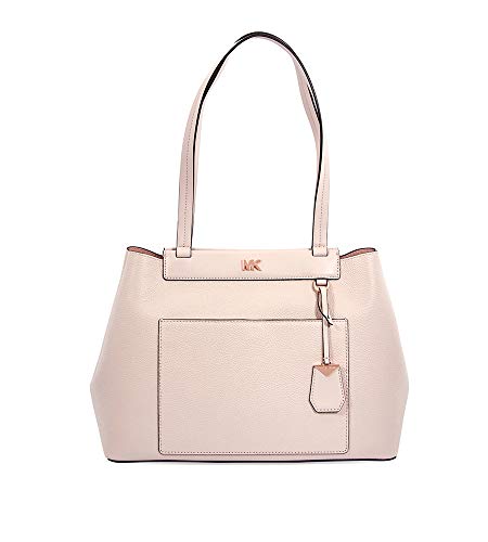 Michael Kors Soft Pink Leather Tote - Meredith