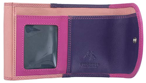 Visconti Rainbow Collection small leather RFID b枚rse RB126