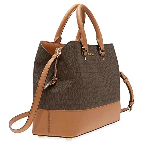 MICHAEL Kors Savannah Large Satchel in Brown/Acorn