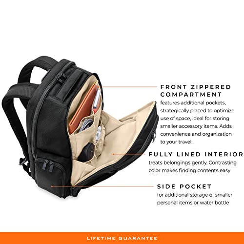 Briggs & Riley Baseline Black Traveller Backpack