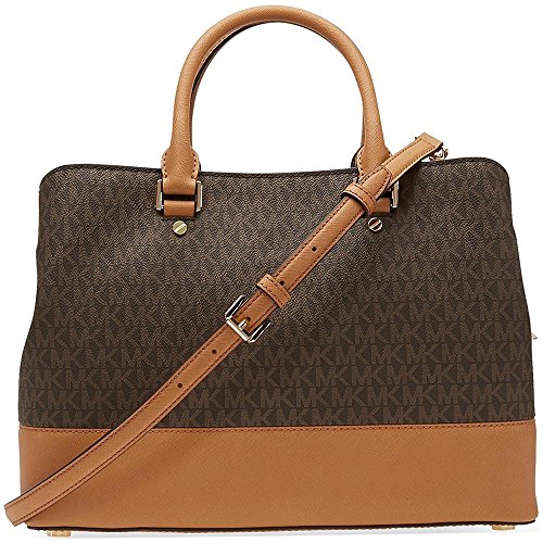 MICHAEL Kors Savannah Large Satchel in Brown/Acorn