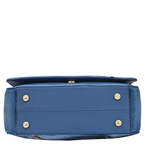Anuschka Hand-Painted Leather Crossbody - Venetian Story