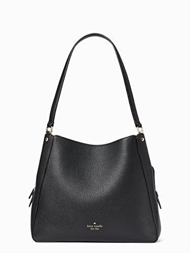 Kate Spade Black Leila Medium Triple Compartment Shoulder Bag