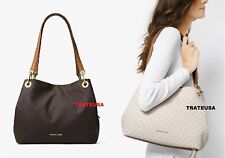 Michael Kors Brown Raven Designer Handbag, 14x25.4x34.3 cm