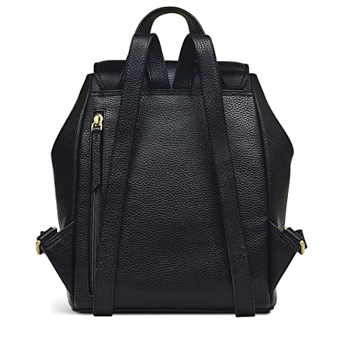 RADLEY London Black Leather Flapover Backpack Handbag for Women