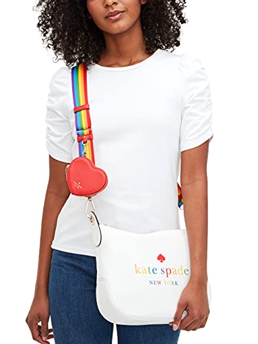 Kate Spade White Dove Rainbow Crossbody Bag