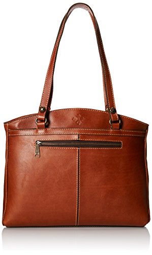 Patricia Nash Poppy Top Zip Tote Shoulder Bag, Tan, One Size