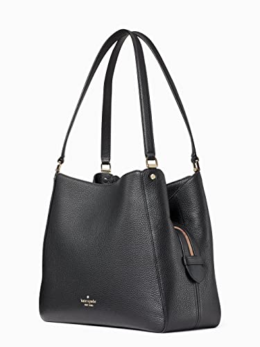 Kate Spade Black Leila Medium Triple Compartment Shoulder Bag
