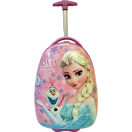Elsa Frozen Pink Egg Shape Kids Travel Suitcase