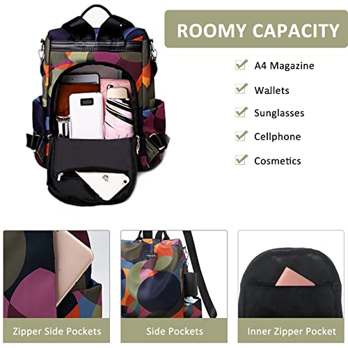 Waterproof and Convertible Fashion Backpack for College
