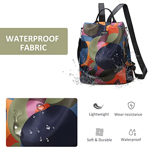 Waterproof and Convertible Fashion Backpack for College