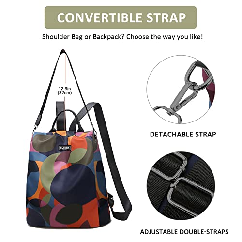 Waterproof and Convertible Fashion Backpack for College