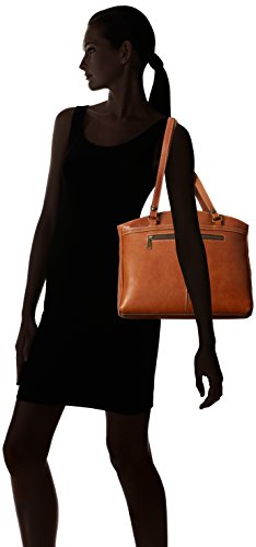 Patricia Nash Poppy Top Zip Tote Shoulder Bag, Tan, One Size