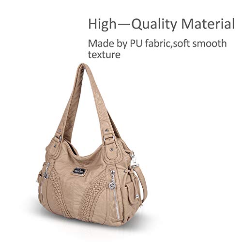 NICOLE & DORIS Casual Crossbody Handbag: Beige