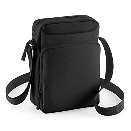 Stylish Black Cross Body Bag by BagBase
