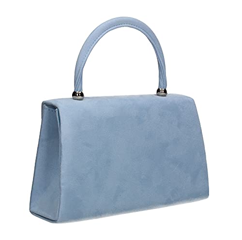 SwankySwans Kendall Suede Velvet Envelope Clutch Bag Women