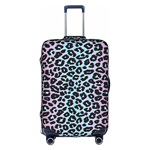 Neon Leopard Elastic Suitcase Cover for XL Suitcases