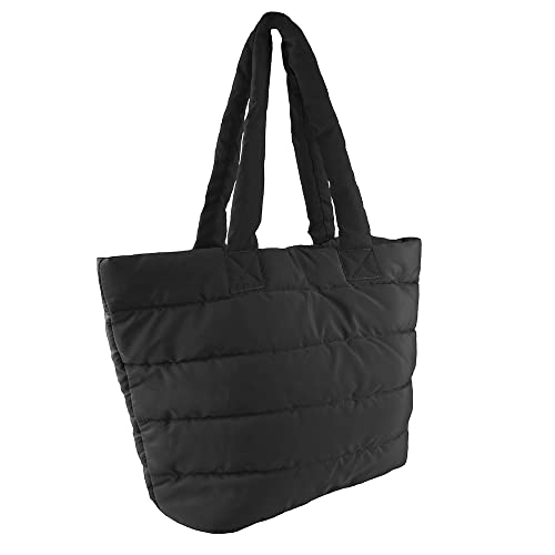 Luxury Padded Black Designer Shoulder Bag BB1175