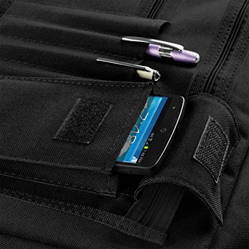 Black BagBase Messenger Bag, Size: approx 38x30x12cm