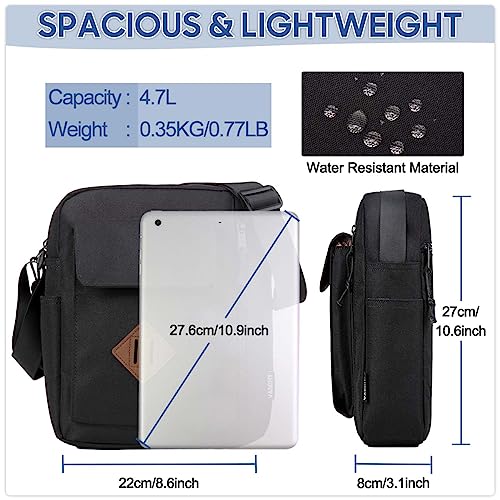 VASCHY Lightweight Casual Crossbody Shoulder Bag for Men/Women