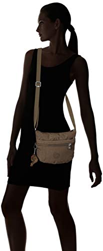 Kipling Arto S Designer Handbag in Brown Beige
