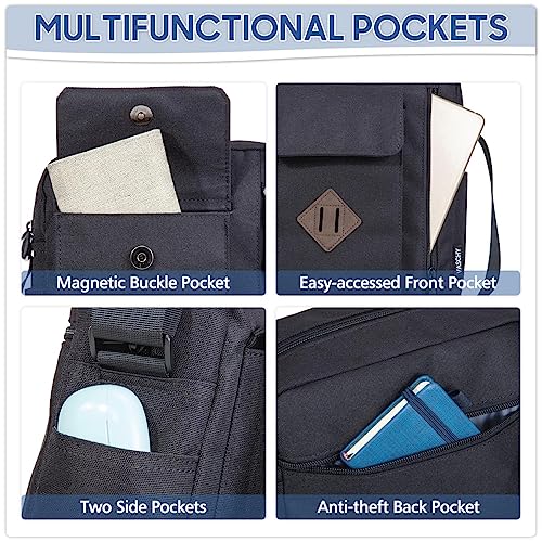 VASCHY Lightweight Casual Crossbody Shoulder Bag for Men/Women