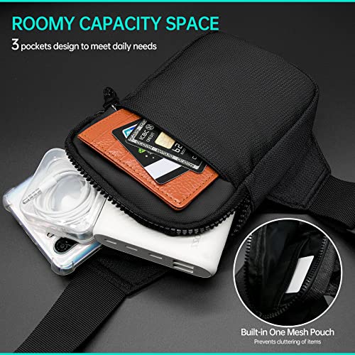 Waterproof Small Sling Bag Crossbody for Men and Women