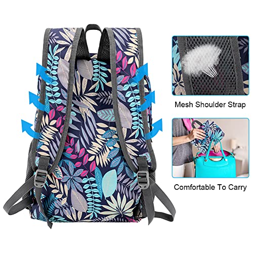 CestMall Water Resistant Foldable Hiking Daypack (Green)