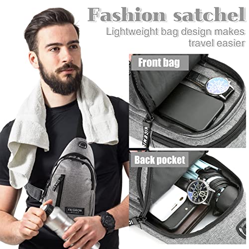 Yafe Small Nylon Sling Backpack for Men and Women