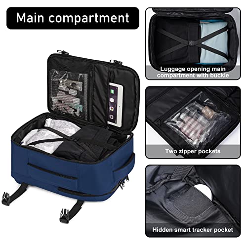 Blue Ryanair Cabin Bag: Stylish Eco-friendly Hand Luggage