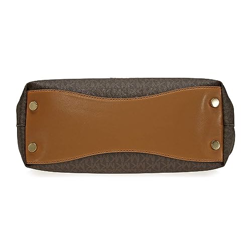 Michael Kors Brown Raven Designer Handbag, 14x25.4x34.3 cm