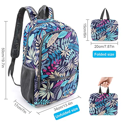 CestMall Water Resistant Foldable Hiking Daypack (Green)