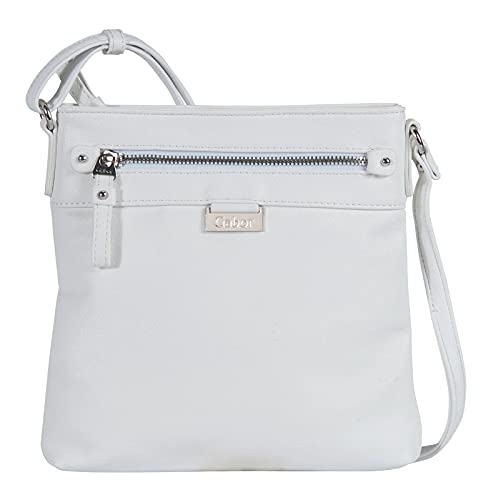 Gabor White Shoulder Bag for Women, 23x23x4 cm