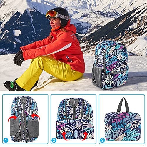 CestMall Water Resistant Foldable Hiking Daypack (Green)