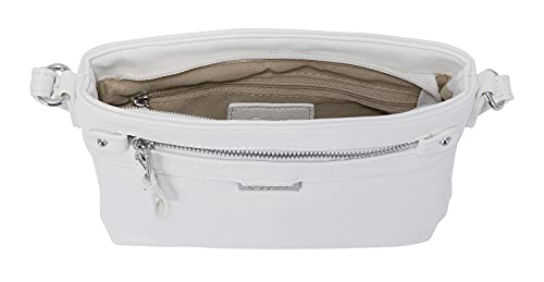 Gabor White Shoulder Bag for Women, 23x23x4 cm