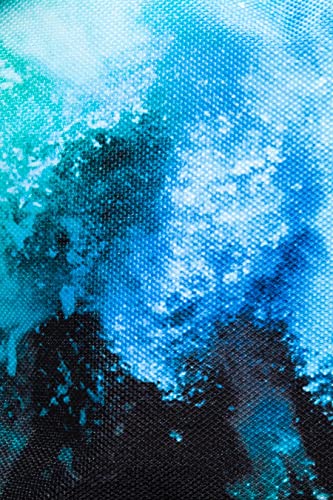 Chic Blue & Green Designer Backpack