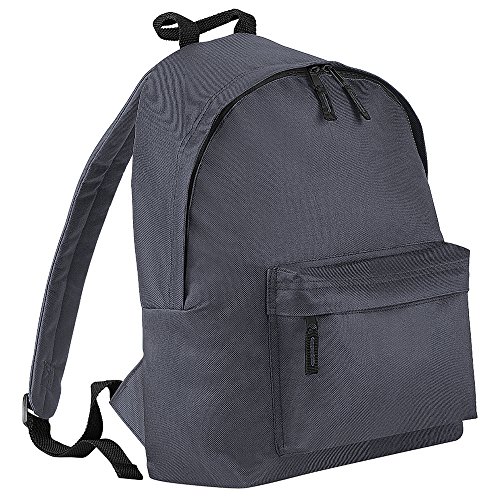 BagBase Black Daypack Backpack for Men, One Size