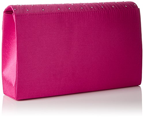SWANKYSWANS Abby Diamante Envelope Clutch in Rose Color