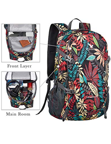 POKARLA Lightweight Packable Backpack 40L Designer Handbag