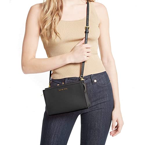 Michael Kors Women's Sheila Crossbody Black Purse