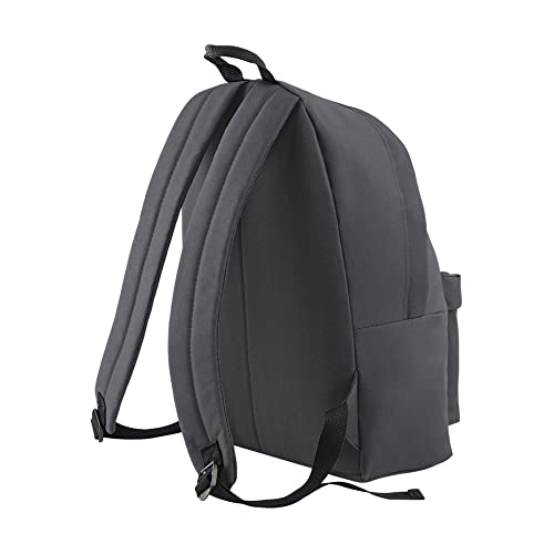 BagBase Black Daypack Backpack for Men, One Size